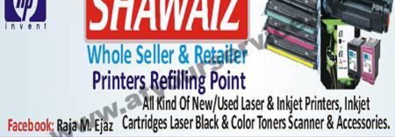 Shawaiz Printers Refilling Point – Taj Mehal Plaza, 6th Road, Rawalpindi