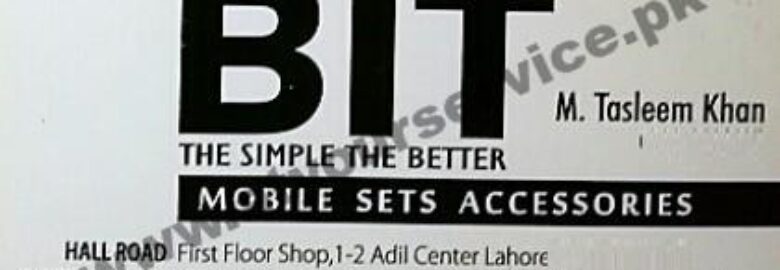 BIT, the Simple the Better Mobile Accessories – Hafeez Centre, Main Boulevard, Gulberg III, Lahore