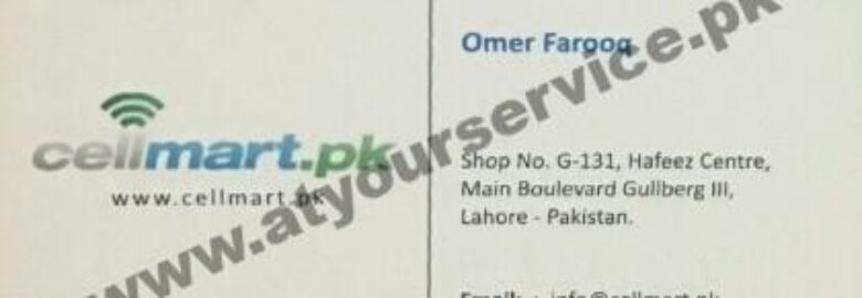Cellmart dot PK – Hafeez Centre, Main Boulevard Gulberg III, Lahore