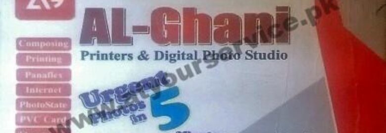 Al Ghazi Printers & Digital Photo Studio – Haji Chowk, Kashmir Road, Garhi Habibullah, Muzaffarabad