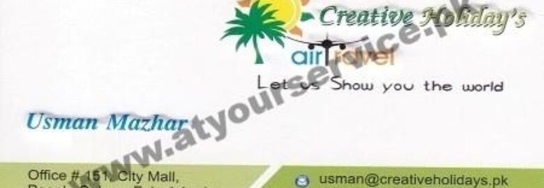 Creative Holiday’s Air Travel – City Mall, Peoples Colony, Faisalabad