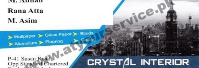 Crystal Interior – Susan Road, Madina Town, Faisalabad