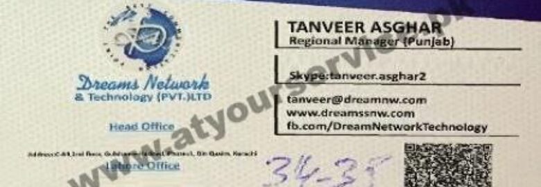 Dreams Network & Technology – Hafeez Centre, Main Boulevard Gulberg III, Lahore
