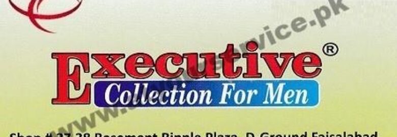 Exective Collection for Men – Ripple Plaza, D Ground, Faisalabad