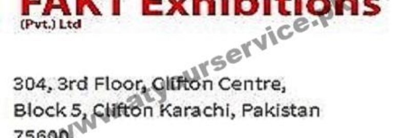 FAKT Exhibitions – Clifton Centre, Block 5, Clifton, Karachi