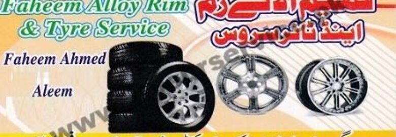 Faheem Alloy Rim & Tyre Service – Ada Bawa Chak, Sargodha Road, Faisalabad