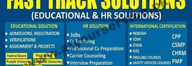 Fast Track Solutions – Hadi Plaza, Gulberg Colony, Wah Cantt