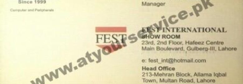 Fest International – Hafeez Centre, Main Boulevard Gulberg III, Lahore