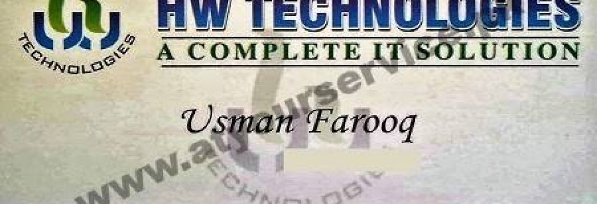 HW Technologies – IT Tower, Hali Road, Gulberg III, Lahore