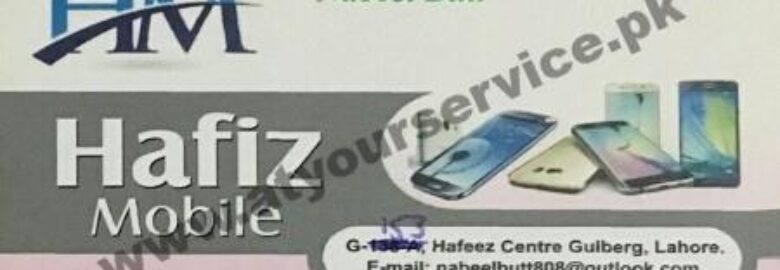 Hafiz Mobile – Hafeez Centre, Main Boulevard, Gulberg III, Lahore