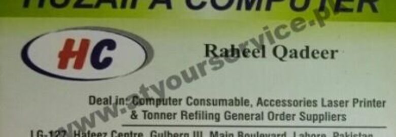 Huzaifa Computer – Hafeez Centre, Main Boulevard Gulberg III, Lahore