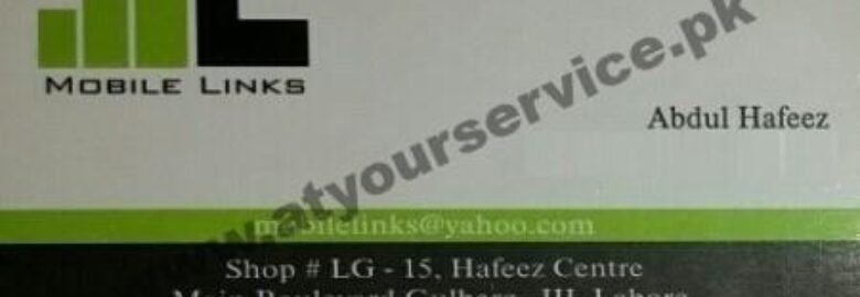 Mobile Links – Hafeez Centre, Main Boulevard Gulberg III, Lahore