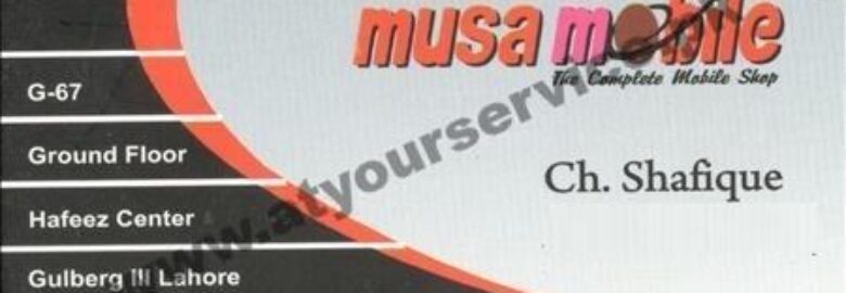 Musa Mobile – Hafeez Centre, Main Boulevard, Gulberg III, Lahore