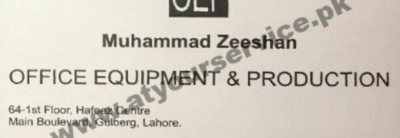 Office Equipment & Production – Hafeez Centre, Main Boulevard Gulberg III, Lahore