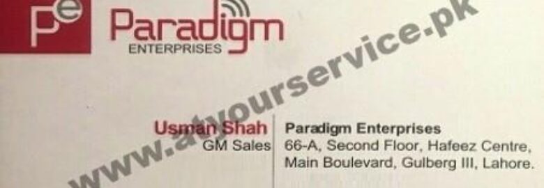 Paradigm Enterprises – Hafeez Centre, Main Boulevard Gulberg III, Lahore