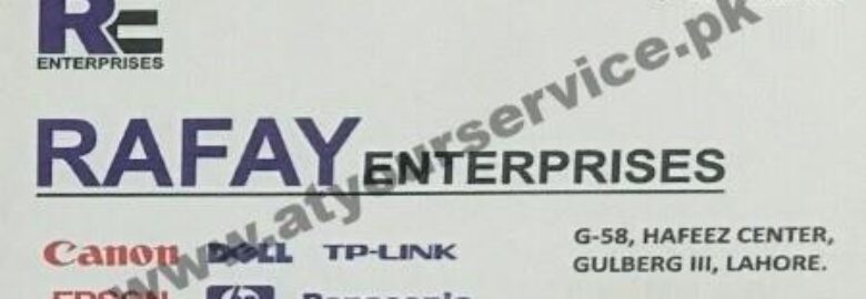 Rafay Enterprises – Hafeez Centre, Main Boulevard, Gulberg III, Lahore