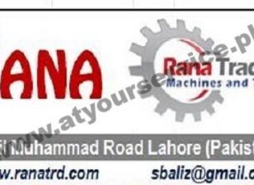 Rana Traders (Machines & Tools) – Dil Muhammad Road, Lahore