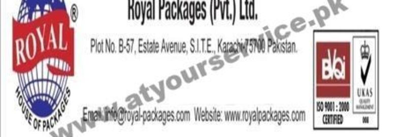 Royal Packages – Estate Avenue, SITE, Karachi