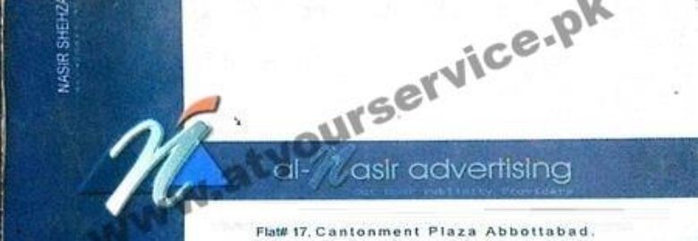 Al Nasir Advertising – Cantonment Plaza, Pine View Road, Abbottabad