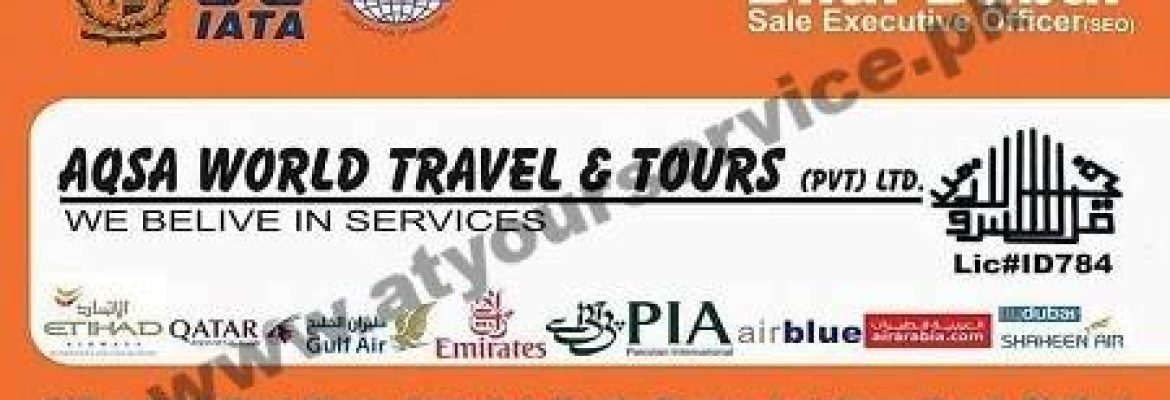 Aqsa World Tavel & Tours – Abdullah Trade Centre, Katchehry Road, Sialkot