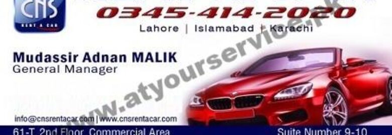 CNS Rent A Car – Commercial Area, DHA Phase 2, Lahore