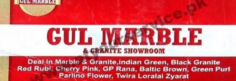 Gul Marble & Granite Showroom – Main Double Road, National Police Foundation, Islamabad