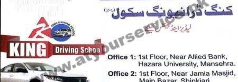 King Driving School – Hazara University, Shahra e Resham, Mansehra