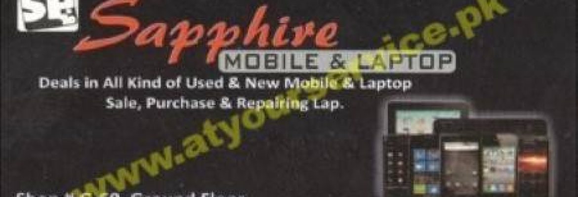 Sapphire Mobile & Laptop – Hafeez Centre, Main Boulevard, Gulberg, Lahore