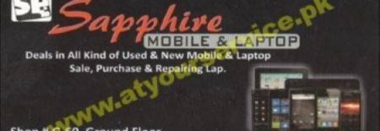 Sapphire Mobile & Laptop – Hafeez Centre, Main Boulevard, Gulberg, Lahore