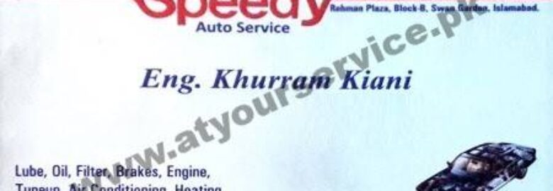 Speedy Auto Service – Rehman Plaza, Block B, Soan Garden, Islamabad