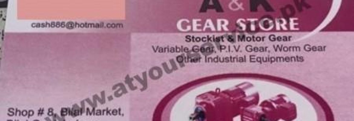 A & K Gear Store – Bilal Market, Bilal Ganj, Lahore