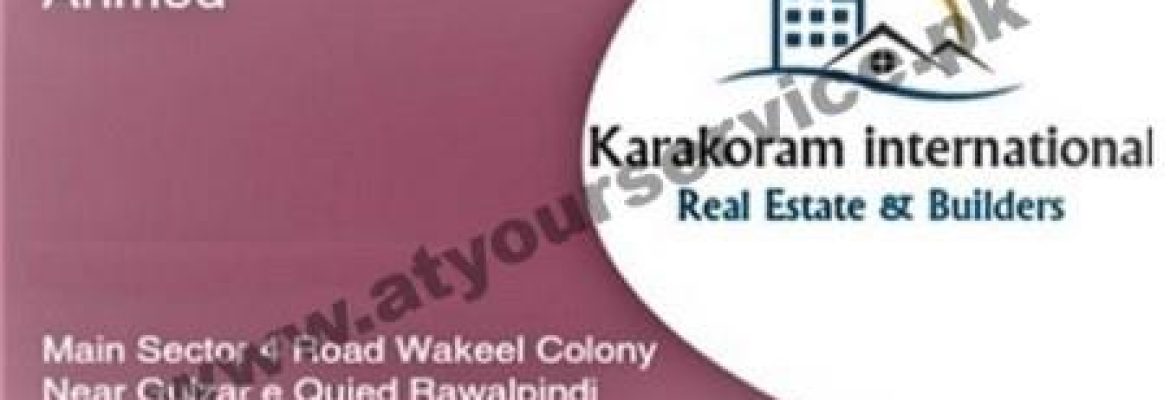 Karakoram International Real Estate & Builders – Sector 4, Wakeel Colony, Rawalpindi