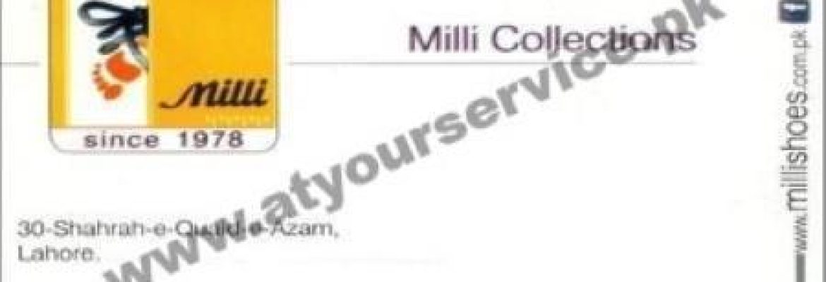 Milli Collections – The Mall, Lahore