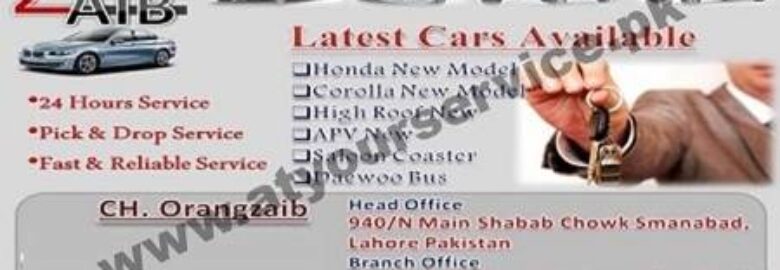 Zaib Rent A Car & Tourism – Shabab Chowk, Samanabad, Lahore