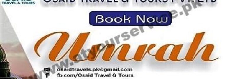 Osaid Travel & Tours – Vaqar Centre, Saddar, Rawalpindi