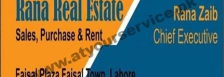 Rana Real Estate – Faisal Plaza, Faisal Town, Lahore