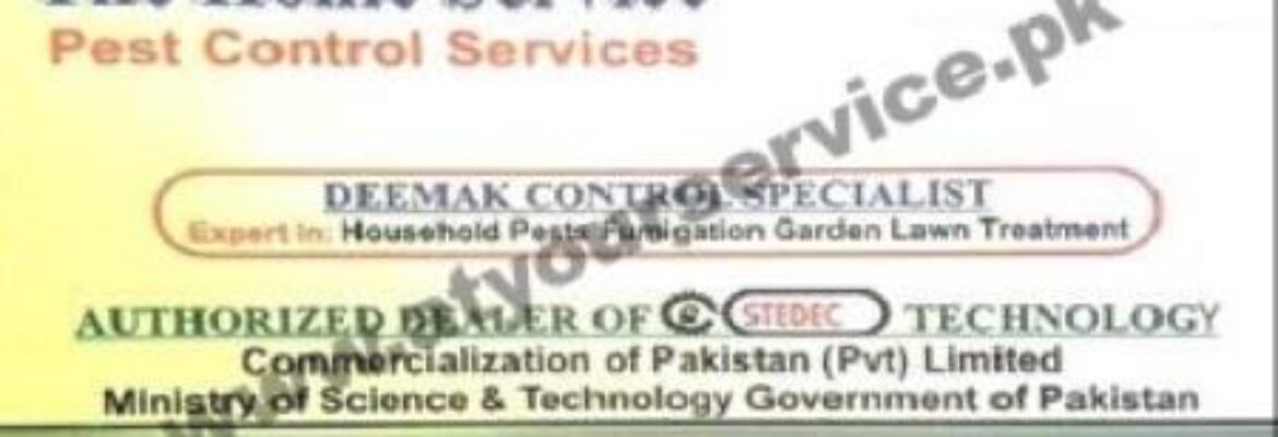 The Home Service Pest Control Service – LDA Flats, N Block, Model Town Ext, Lahore