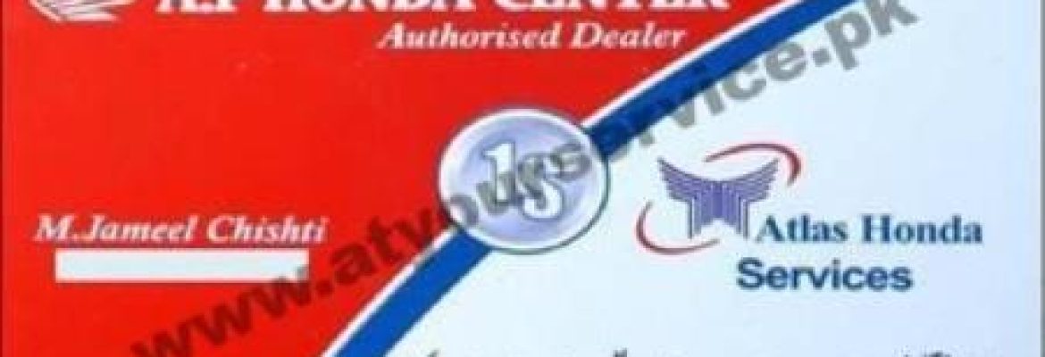 AF Honda Center – Pir Colony, Walton Road, Lahore
