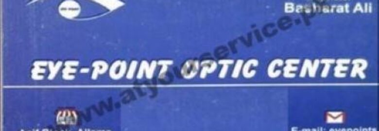 Eye-Point Optic Center – Asif Block, Allama Iqbal Town, Lahore