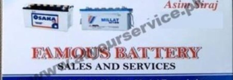 Famous Battery – C Block Market, Model Town, Lahore