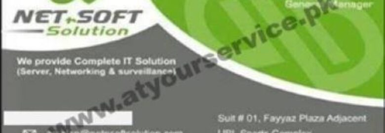 Net & Soft Solution – Fayyaz Plaza, Block 16, FB Area, Karachi