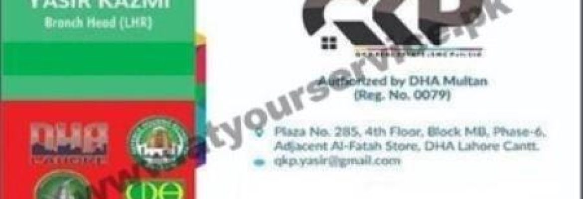 QKP Real Estate – Block MB, DHA Phase 6, Lahore