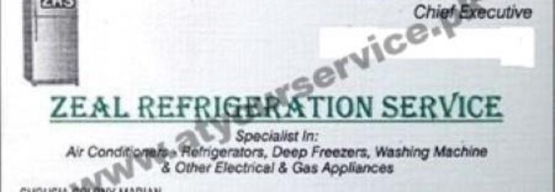 Zeal Refrigeration Service – Ghousia Colony, K Block, Model Town, Lahore