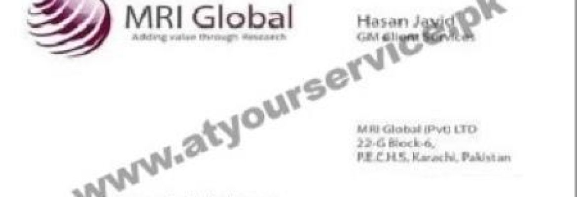 MRI Global – Block 6, PECHS, Karachi