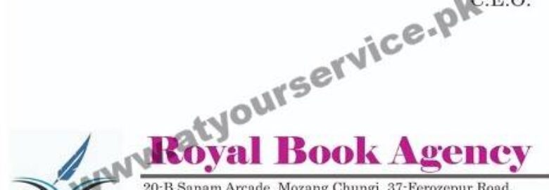 Royal Book Agency – Sanam Arcade, Mozang Chungi, Ferozepur Road, Lahore