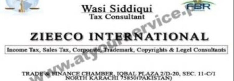 ZIEECO International (Tax Consultants) – Trade & Finance Chamber, Iqbal Plaza, North Karachi