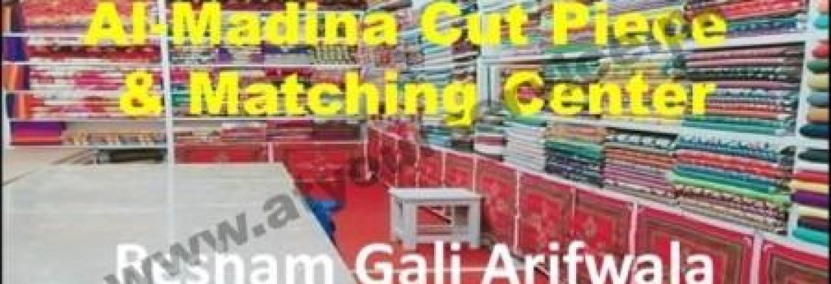 Al Madina Cut Piece – Resham Gali, Arifwala