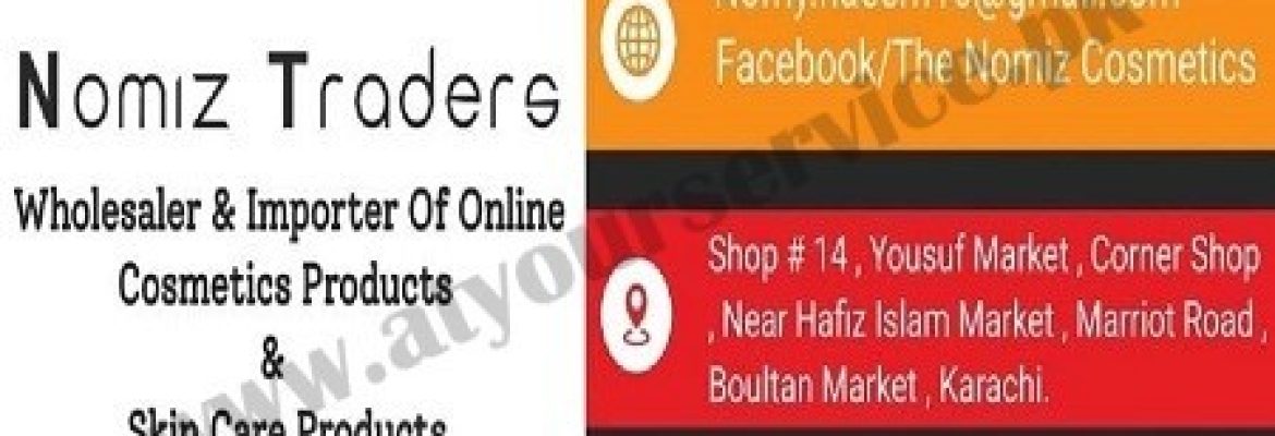 Nomiz Cosmetics Traders – Bolton Market, Karachi
