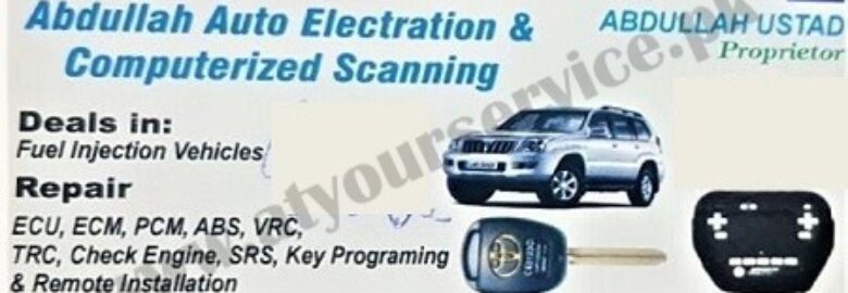 Abdullah Auto Quetta | Auto Electrical and Computerized Scanning & Programming Works