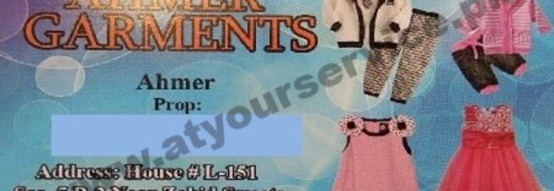 Ahmer Garments – Sector 5B-2, North Karachi, Karachi